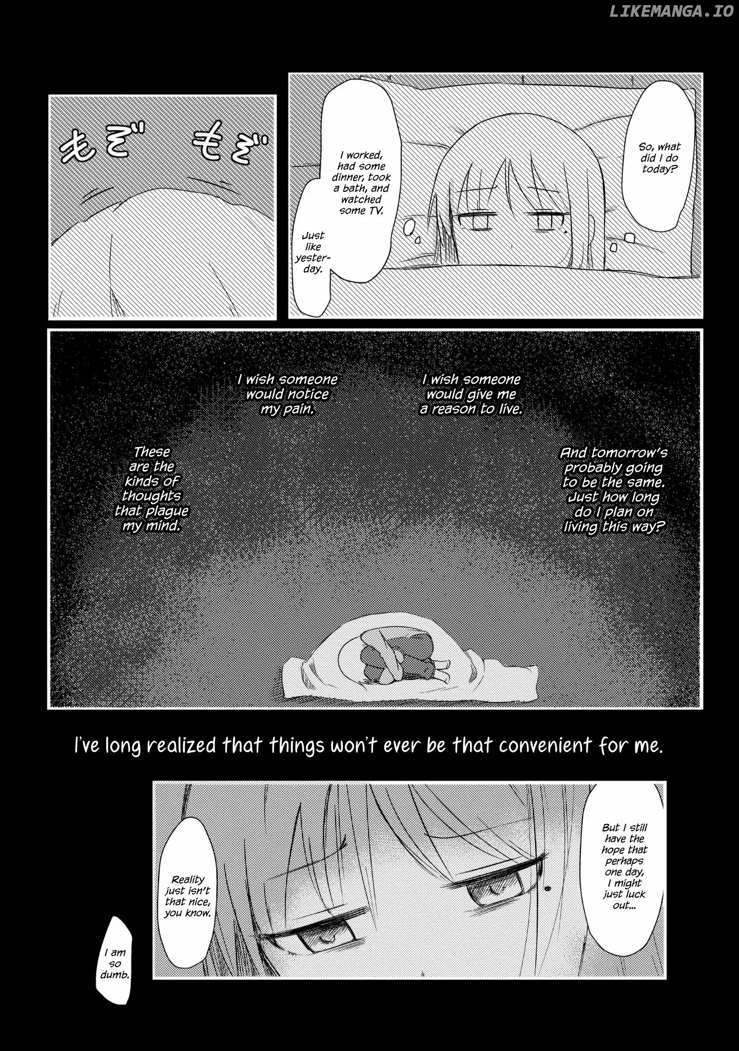 She doesn't know why she lives. chapter 2 - page 2