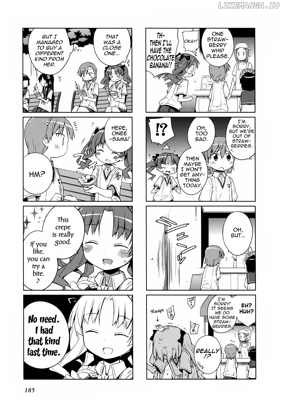 4-koma Koushiki Anthology - Toaru Kagaku no Railgun x Toaru Majutsu no Index chapter 8 - page 3