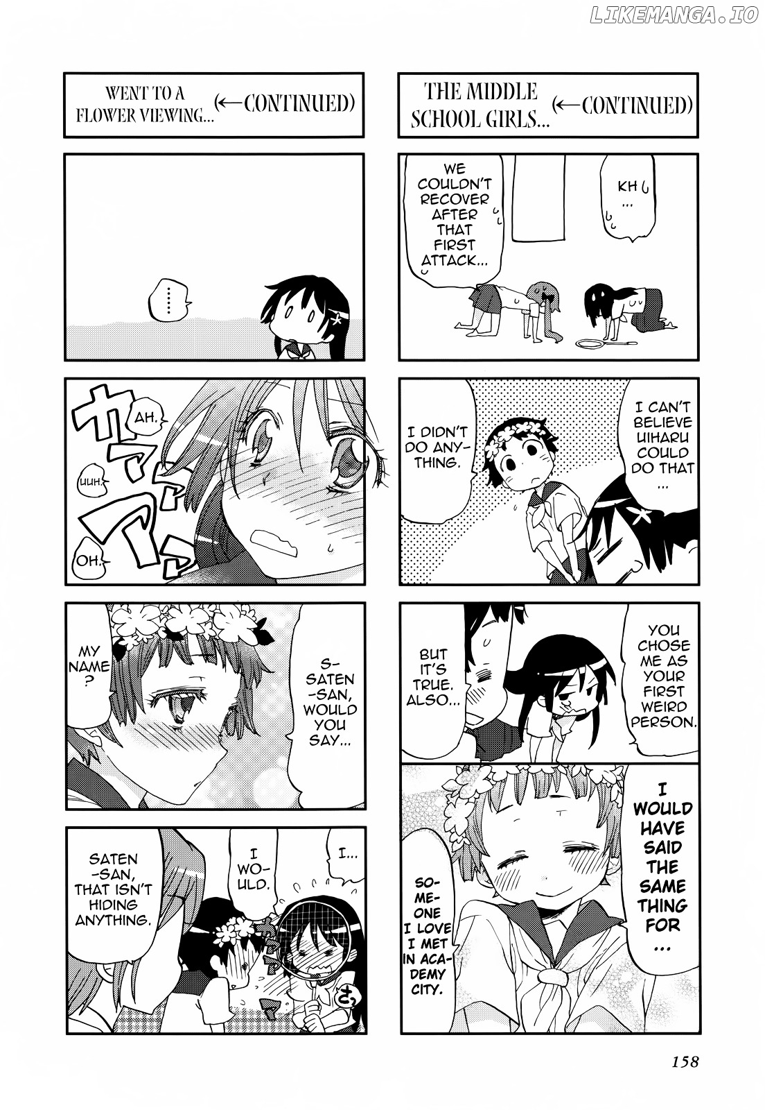 4-koma Koushiki Anthology - Toaru Kagaku no Railgun x Toaru Majutsu no Index chapter 9 - page 6