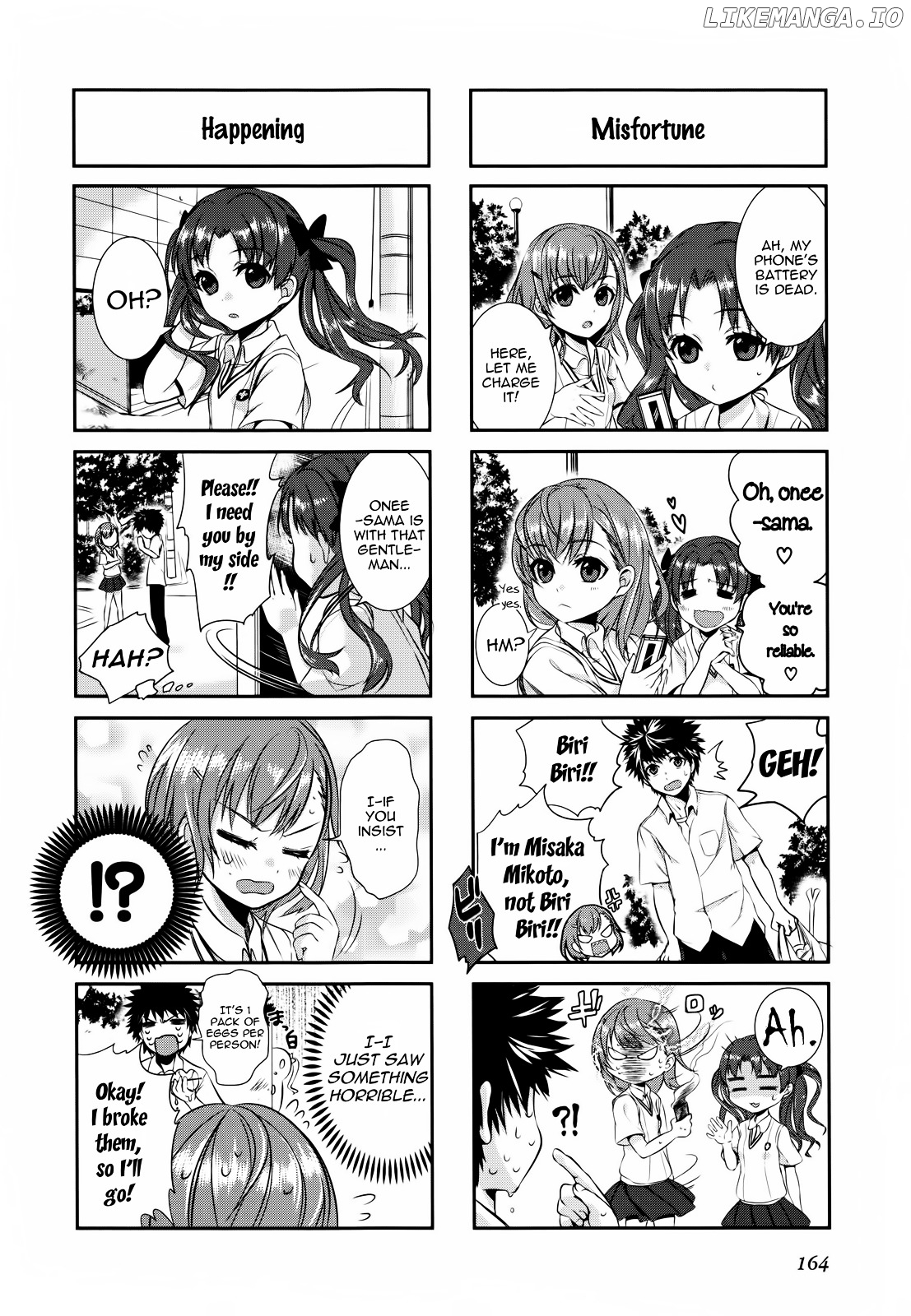 4-koma Koushiki Anthology - Toaru Kagaku no Railgun x Toaru Majutsu no Index chapter 10 - page 4