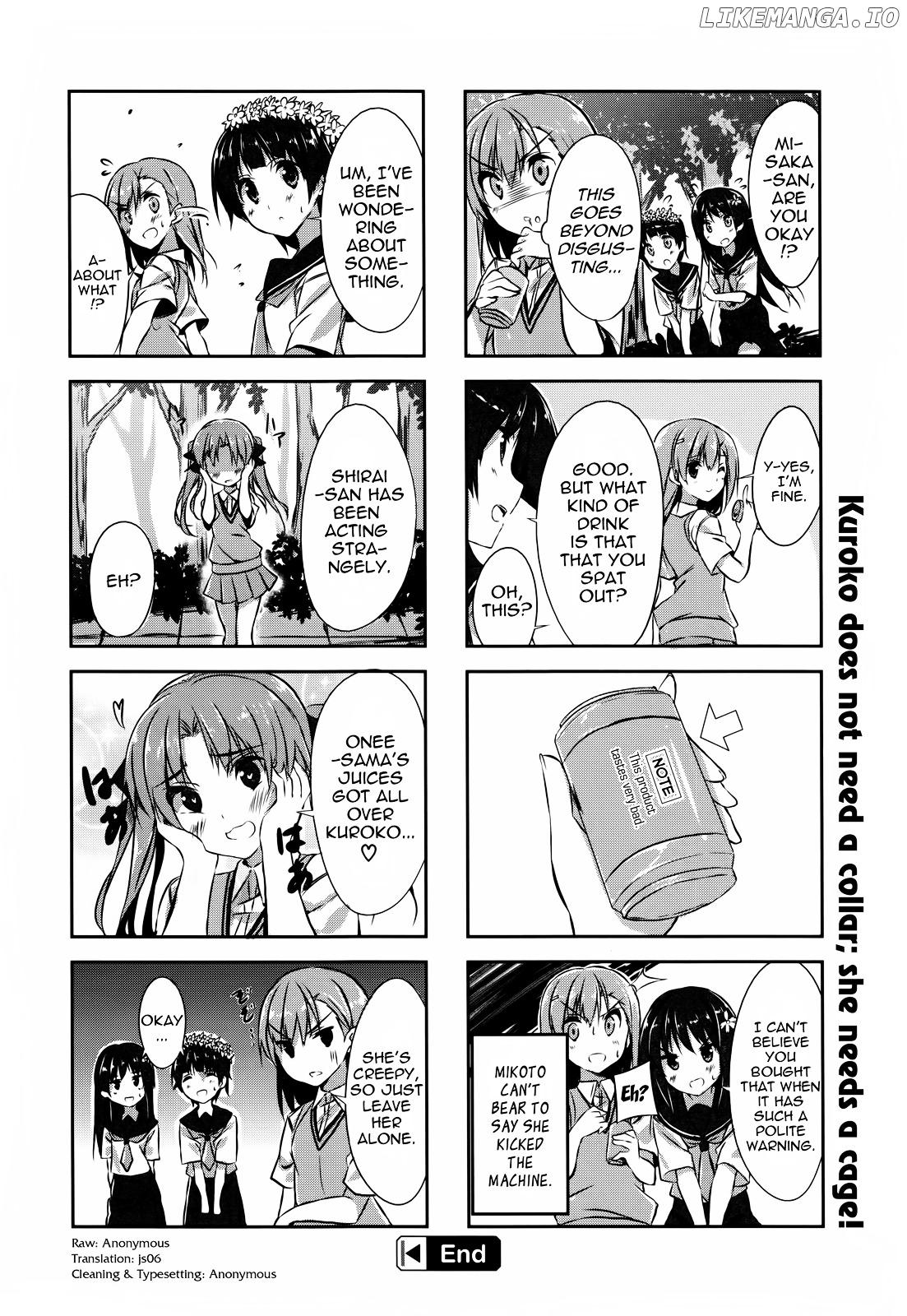 4-koma Koushiki Anthology - Toaru Kagaku no Railgun x Toaru Majutsu no Index chapter 13 - page 8