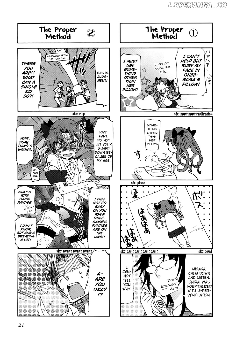 4-koma Koushiki Anthology - Toaru Kagaku no Railgun x Toaru Majutsu no Index chapter 15 - page 4