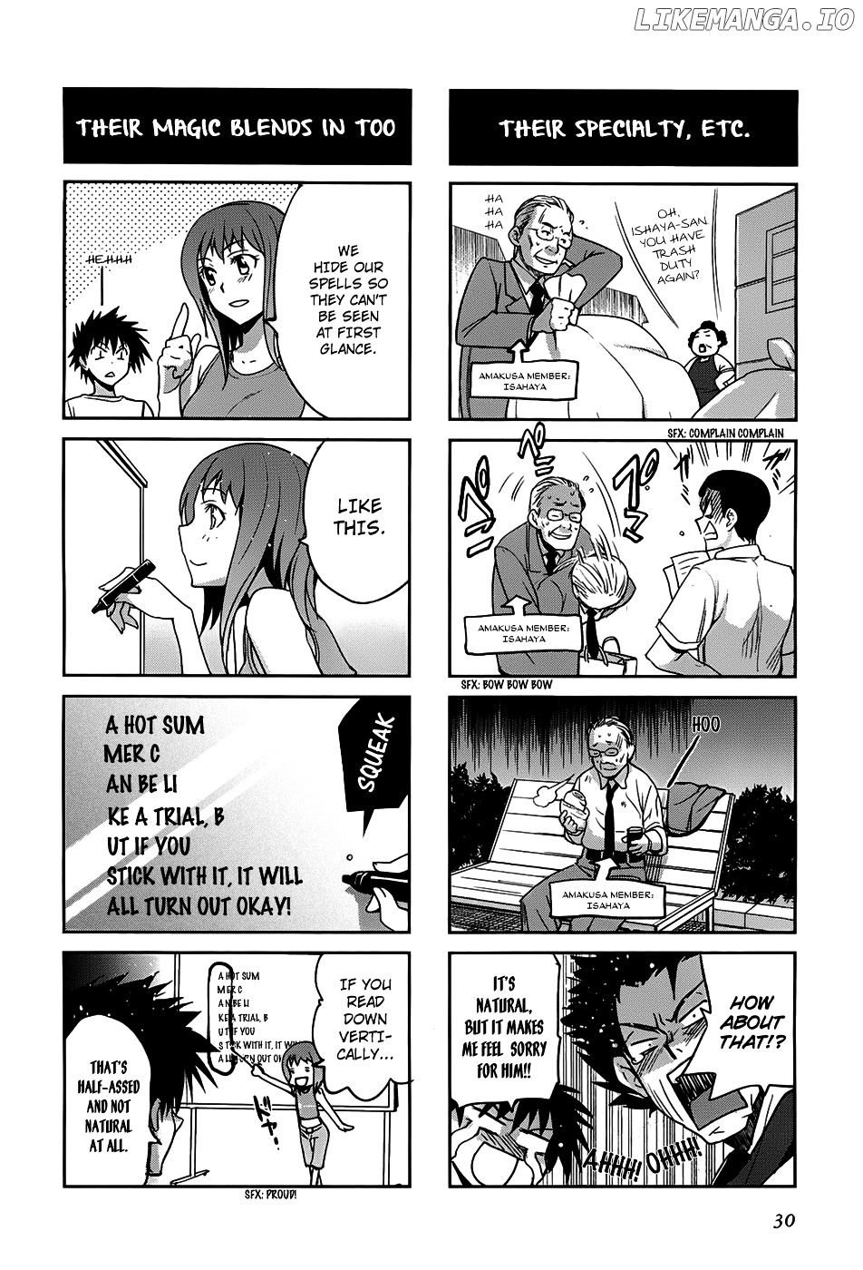 4-koma Koushiki Anthology - Toaru Kagaku no Railgun x Toaru Majutsu no Index chapter 16 - page 5