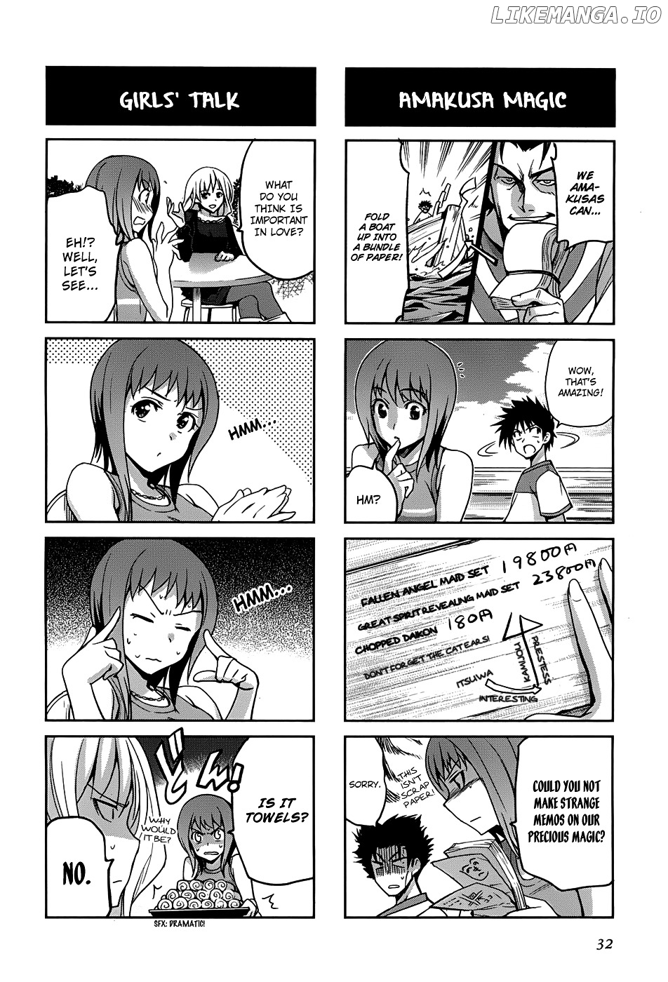 4-koma Koushiki Anthology - Toaru Kagaku no Railgun x Toaru Majutsu no Index chapter 16 - page 7