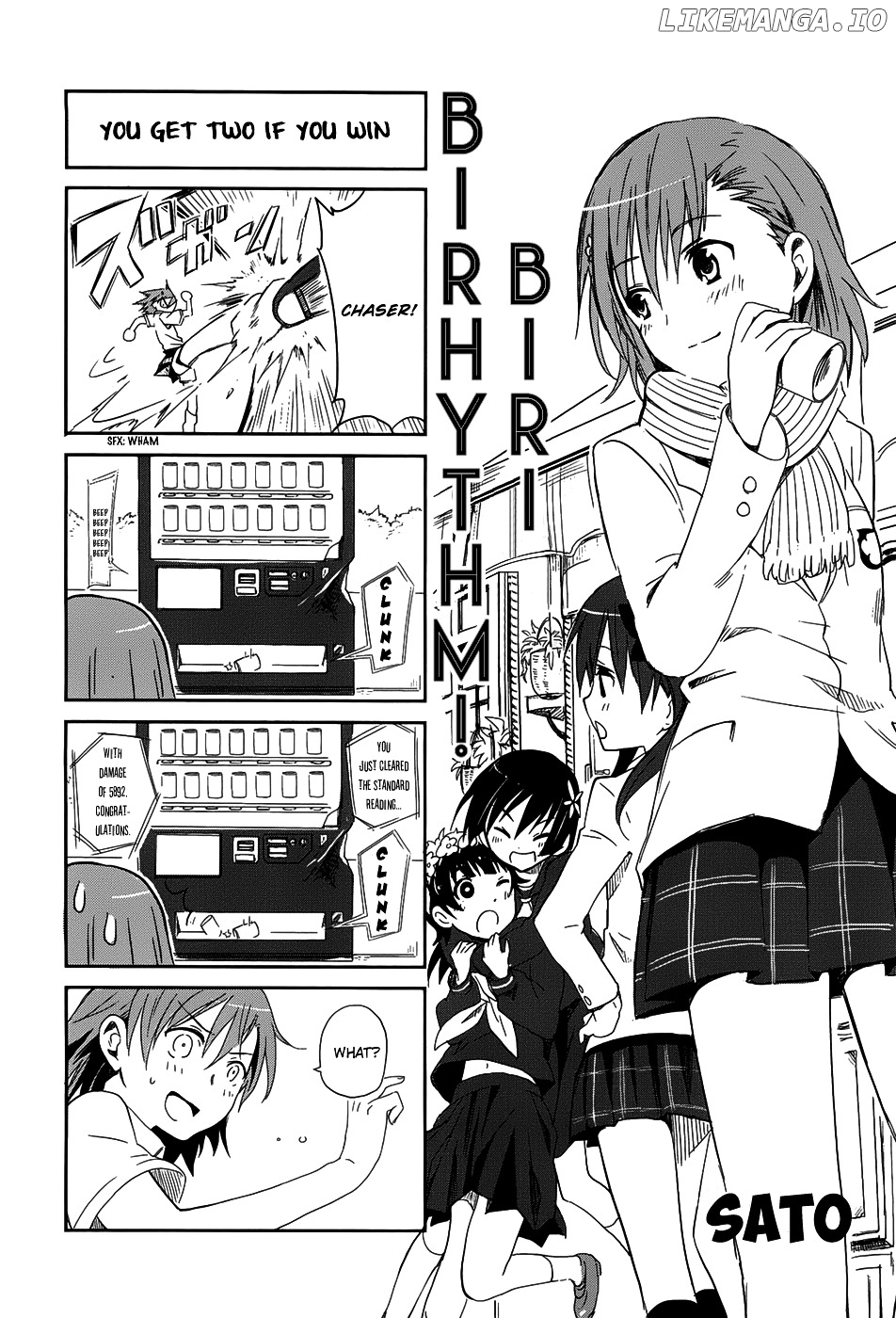 4-koma Koushiki Anthology - Toaru Kagaku no Railgun x Toaru Majutsu no Index chapter 22 - page 3