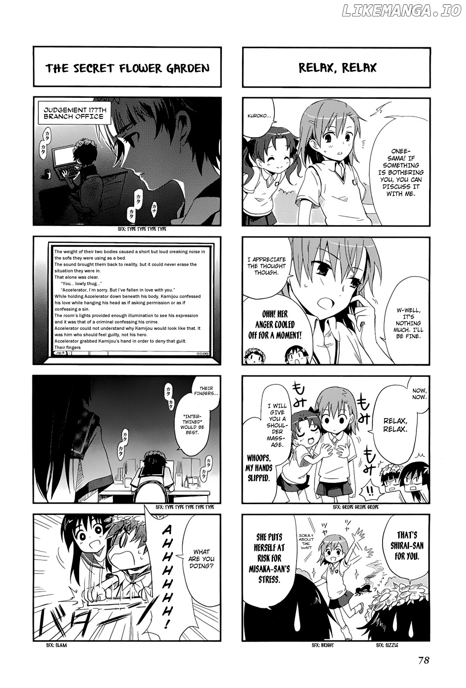 4-koma Koushiki Anthology - Toaru Kagaku no Railgun x Toaru Majutsu no Index chapter 22 - page 5