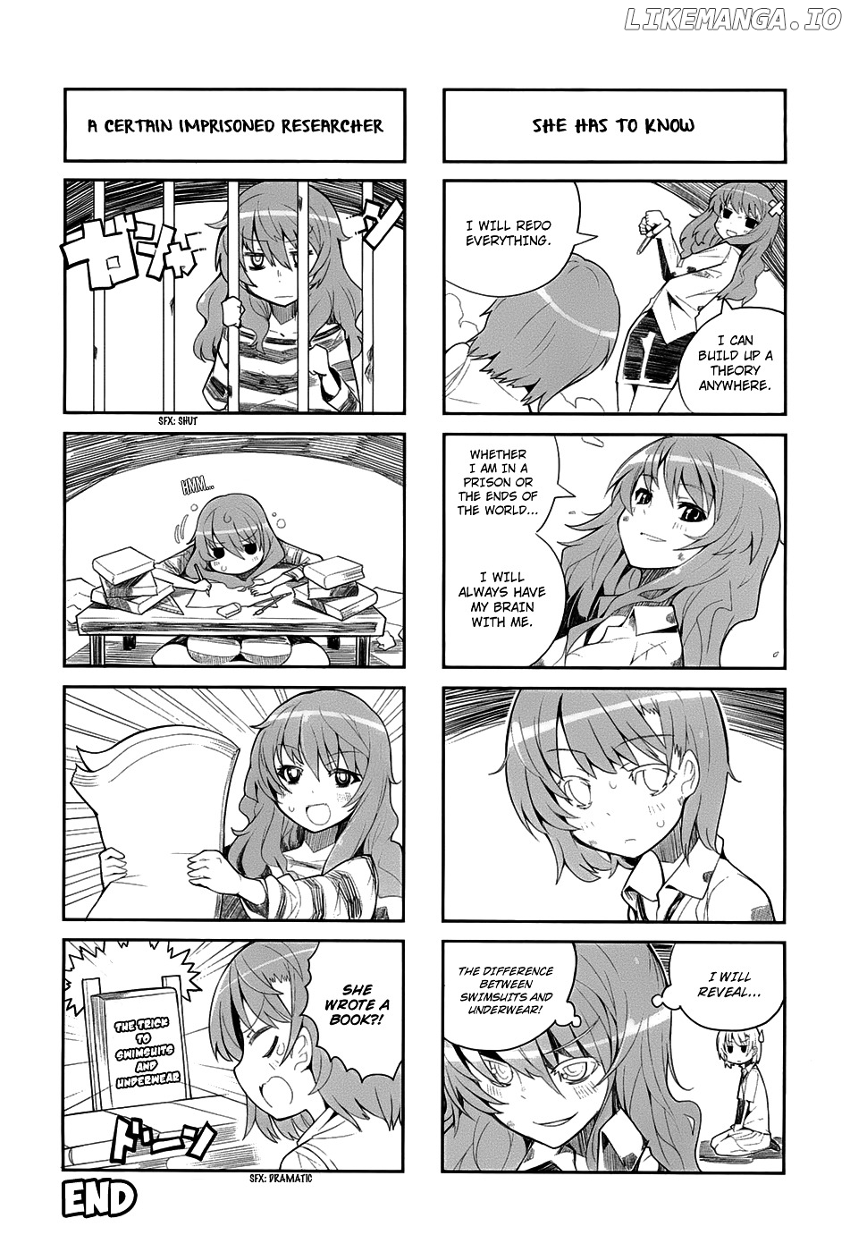 4-koma Koushiki Anthology - Toaru Kagaku no Railgun x Toaru Majutsu no Index chapter 23 - page 10