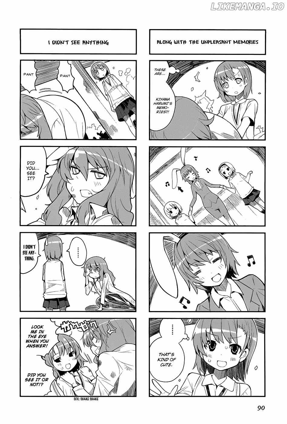 4-koma Koushiki Anthology - Toaru Kagaku no Railgun x Toaru Majutsu no Index chapter 23 - page 9