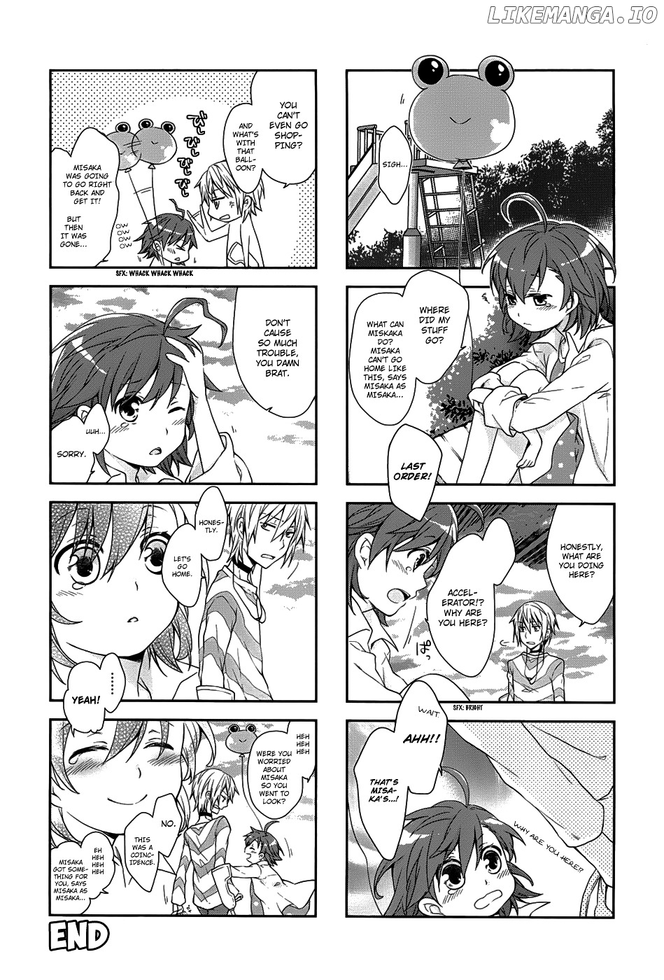 4-koma Koushiki Anthology - Toaru Kagaku no Railgun x Toaru Majutsu no Index chapter 25 - page 10