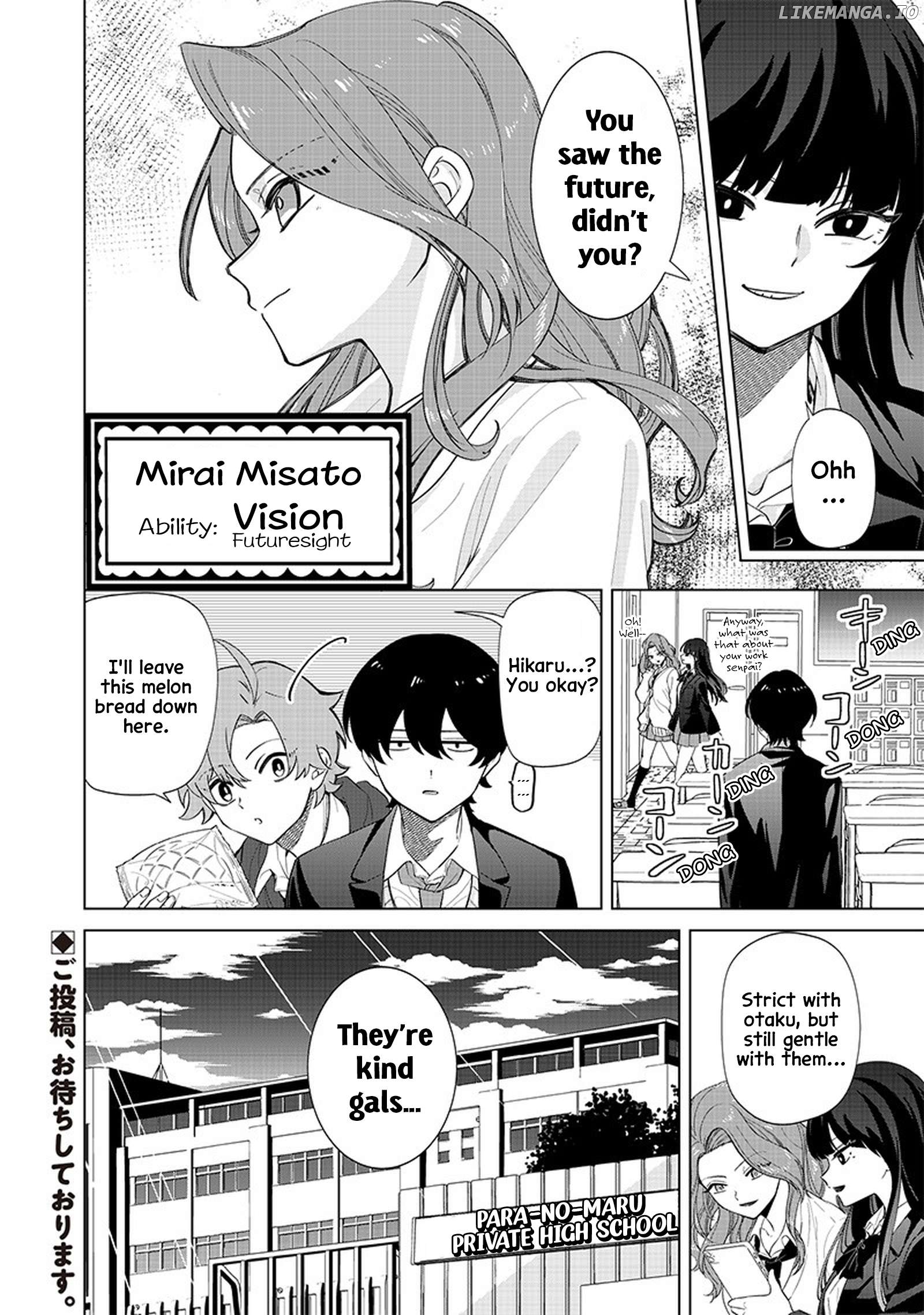 The Gals Who is Always Saying Insane Things. -My Daily Life at a Private Paranormal High School- Chapter 3 - page 15