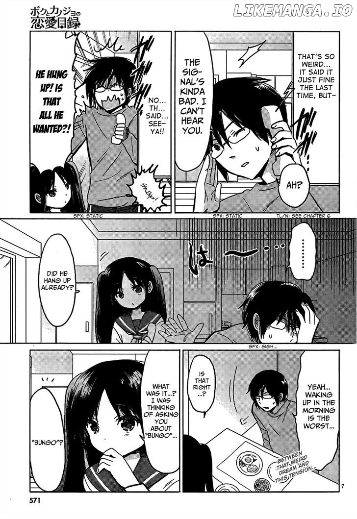 Boku to Kanojo no Renai Mokuroku chapter 10 - page 8