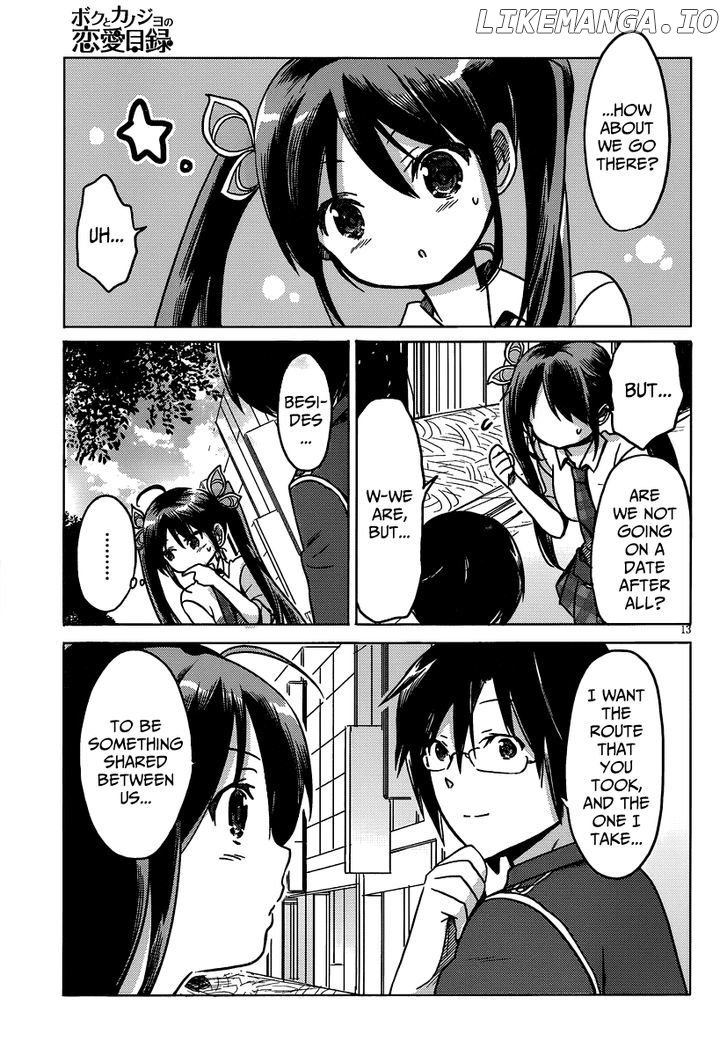 Boku to Kanojo no Renai Mokuroku chapter 15 - page 15