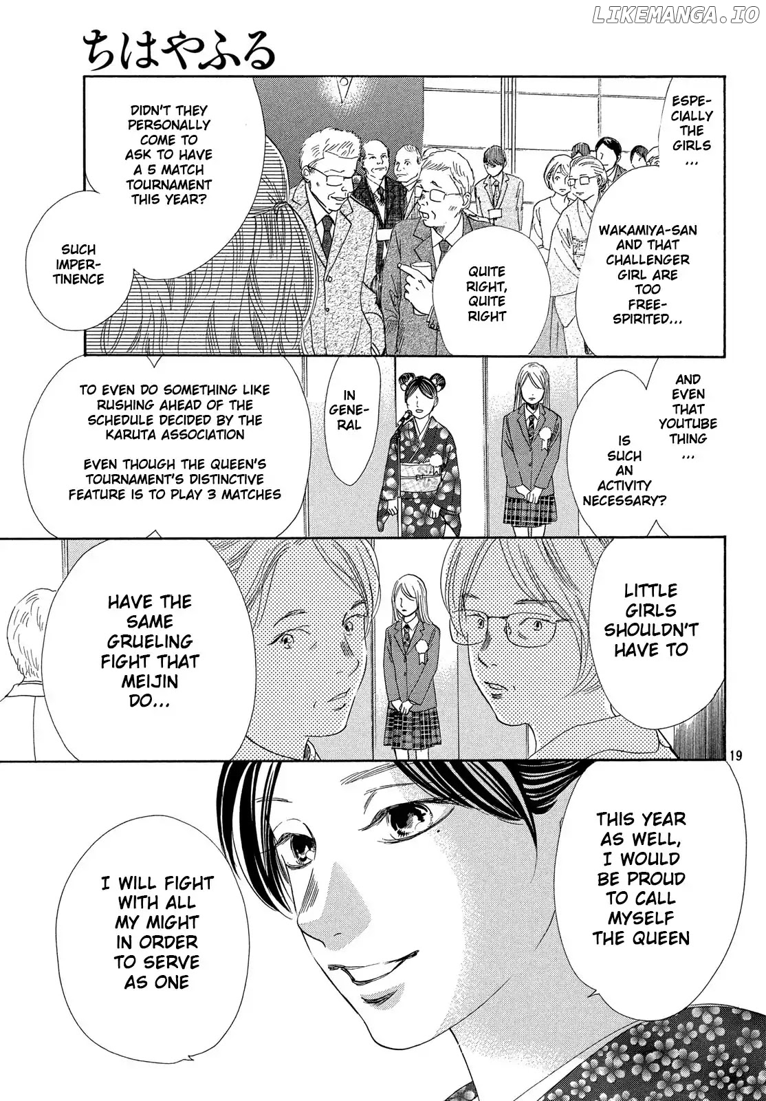 Chihayafuru chapter 215 - page 18