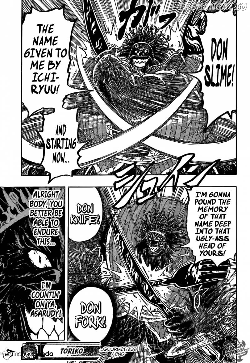 Toriko chapter 359 - page 19