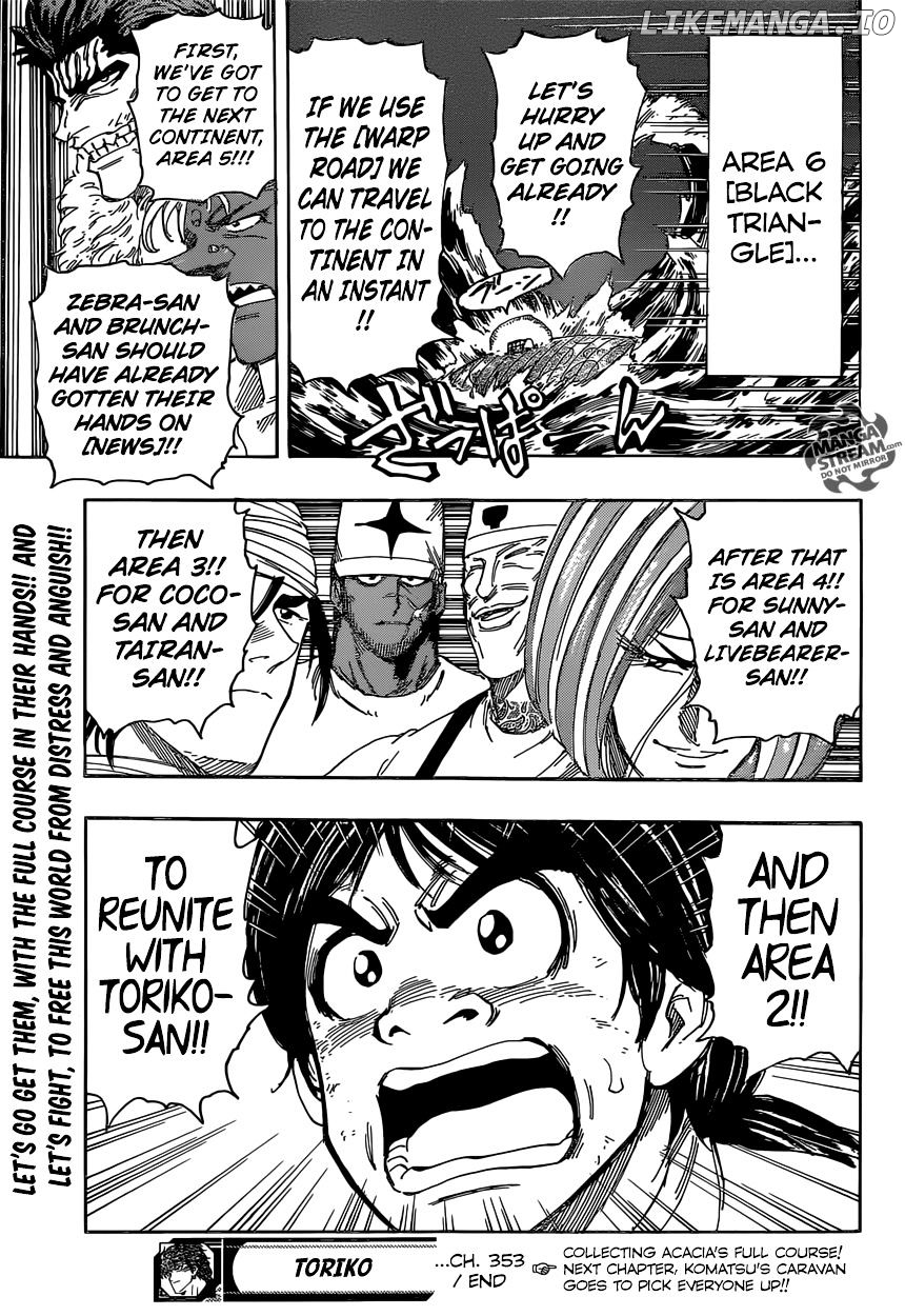 Toriko chapter 353 - page 19