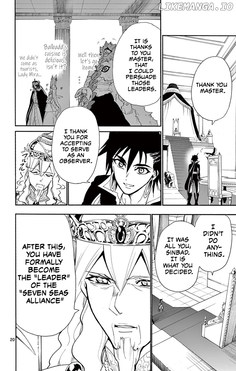 Magi – Sinbad No Bouken chapter 180 - page 20