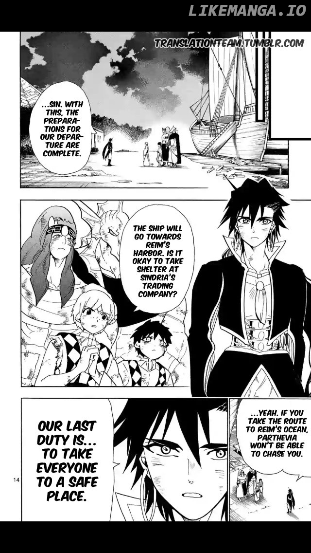 Magi – Sinbad No Bouken chapter 172 - page 14