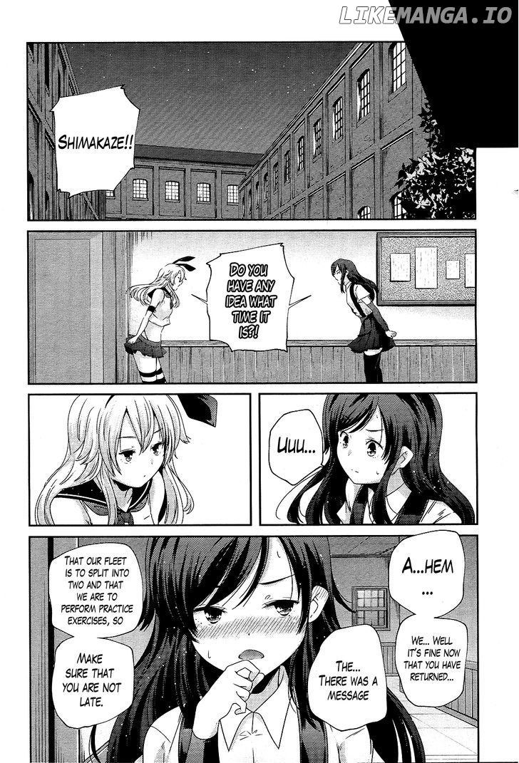 Kantai Collection - Kankore - Shimakaze Tsumujikaze no Shoujo chapter 3 - page 14