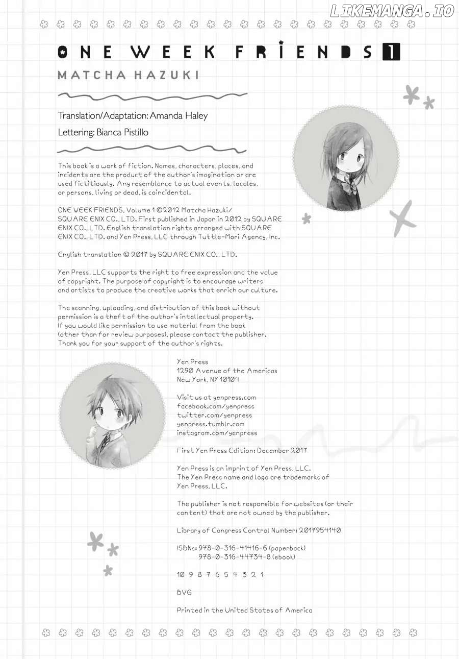 Isshuukan Friends chapter 3.5 - page 13