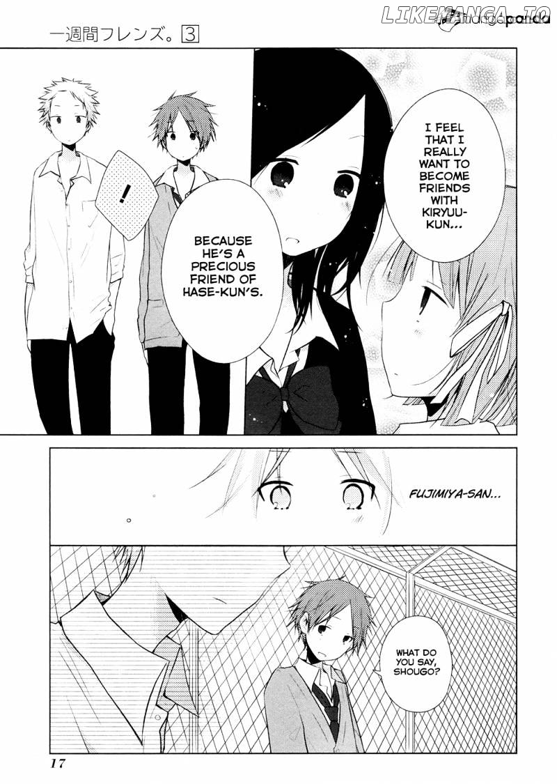Isshuukan Friends chapter 9 - page 18