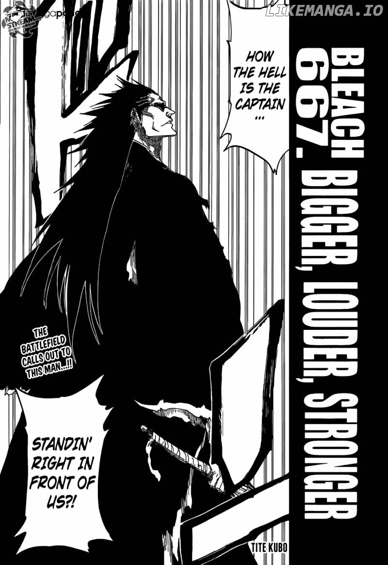 Bleach Chapter 667 - page 5