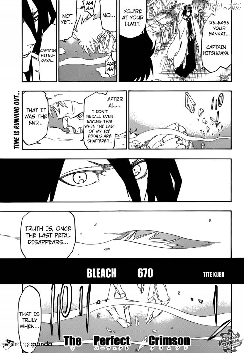 Bleach Chapter 670 - page 16