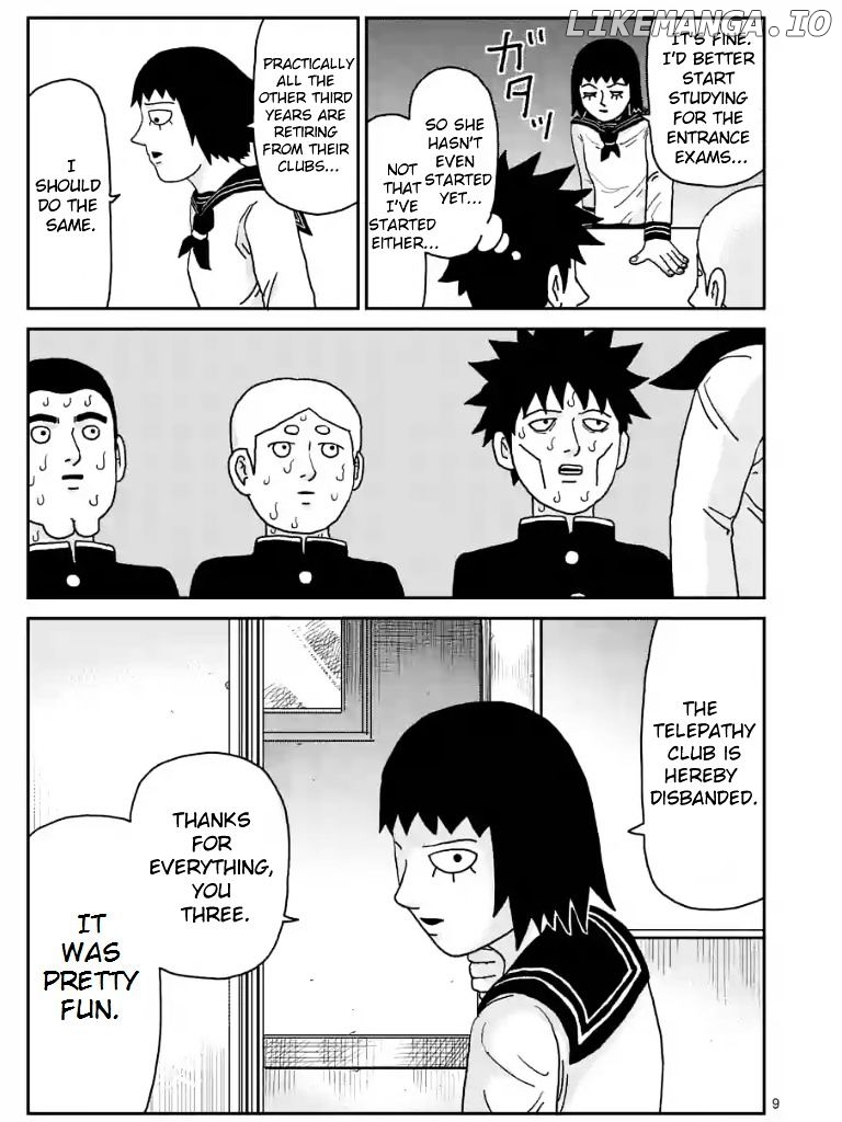 Mob Psycho 100 chapter 98.4 - page 9