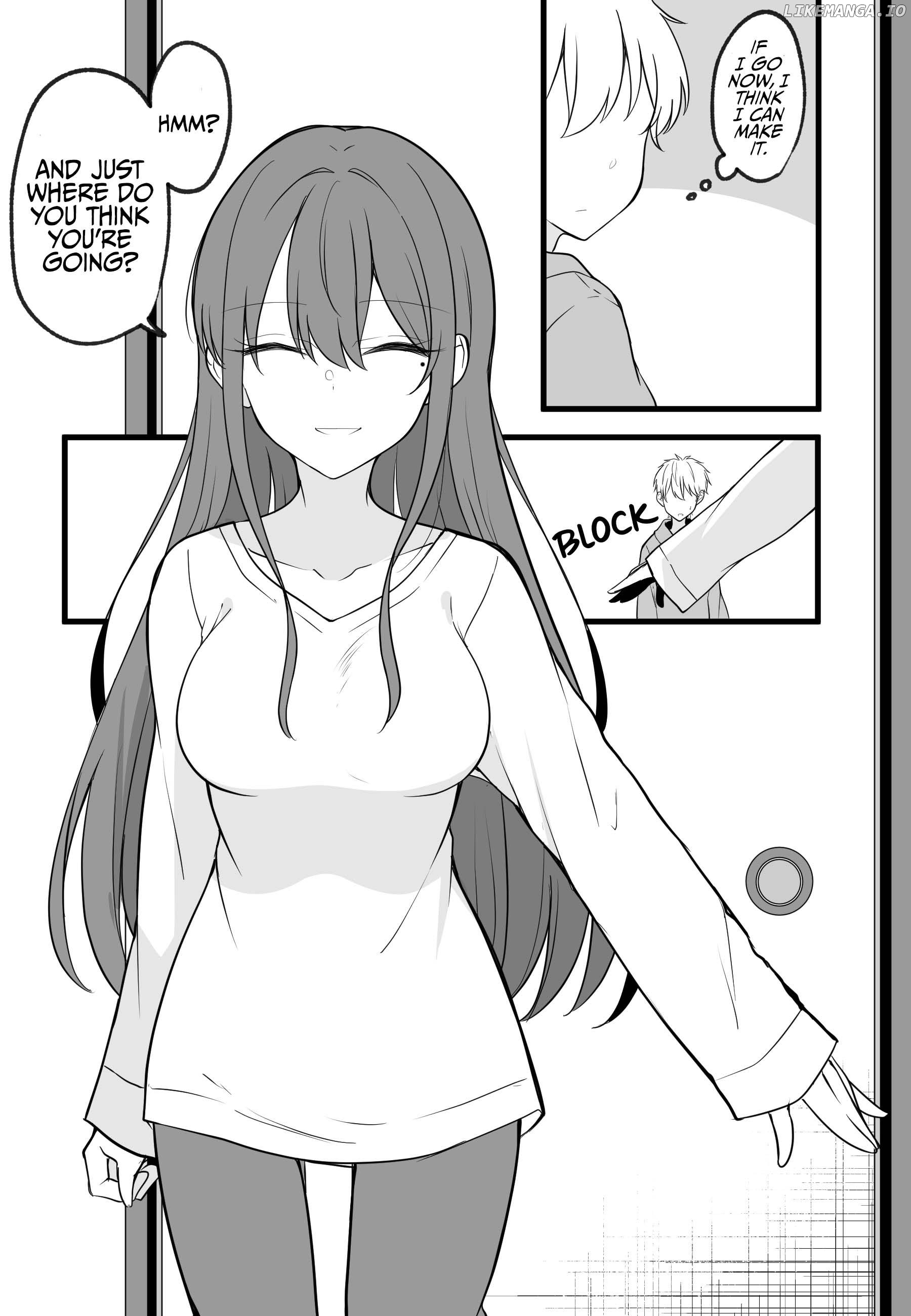 A girl who seems like a yandere but isn't actually yandere, but is a little bit yandere Chapter 9 - page 1