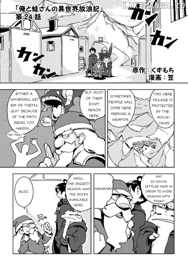 Ore to Kawazu-san no Isekai Hourouki chapter 24 - page 1