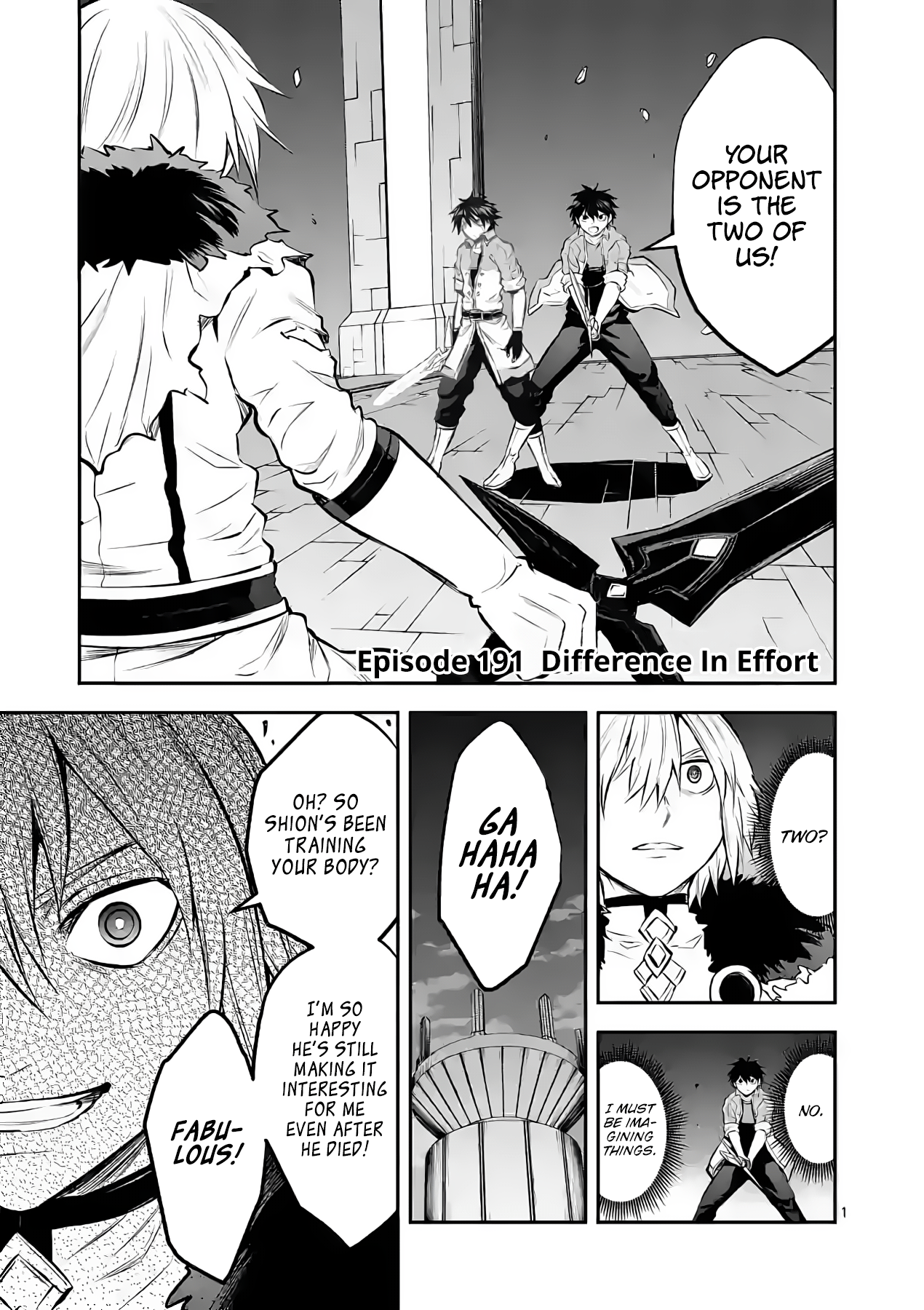Yuusha ga Shinda! chapter 191 - page 1