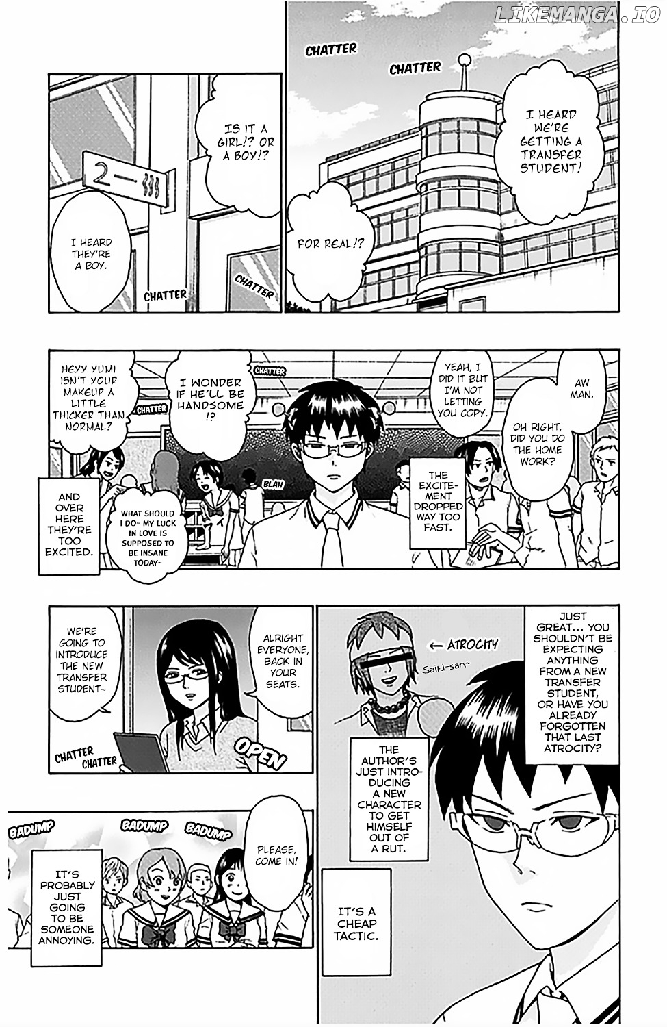 Saiki Kusuo No Sainan chapter 65 - page 4