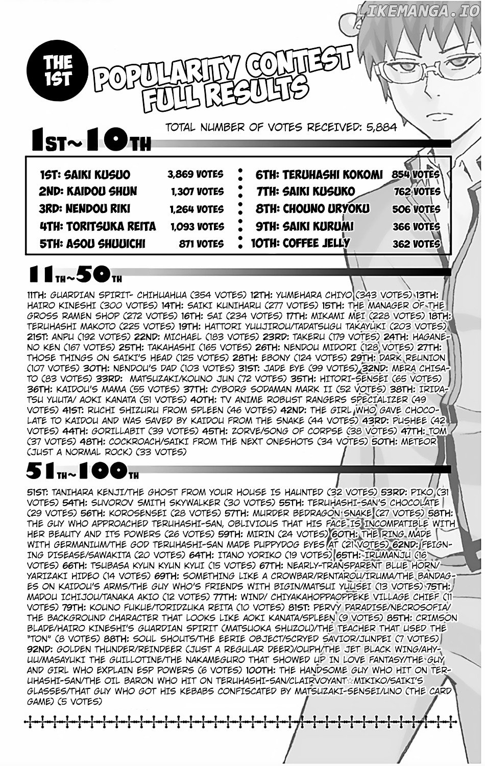 Saiki Kusuo No Sainan chapter 73 - page 19