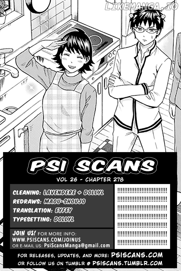 Saiki Kusuo No Sainan chapter 278 - page 1