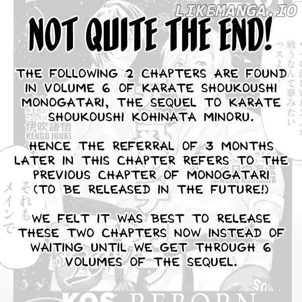 Karate Shoukoushi Kohinata Minoru Chapter 501 - page 1