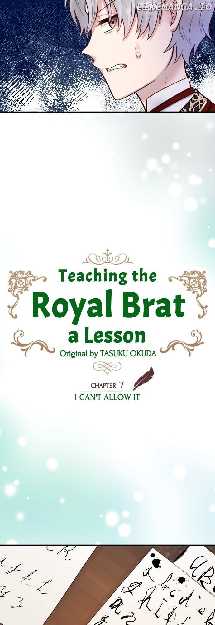 Teaching the Royal Brat a Lesson Chapter 7 - page 7