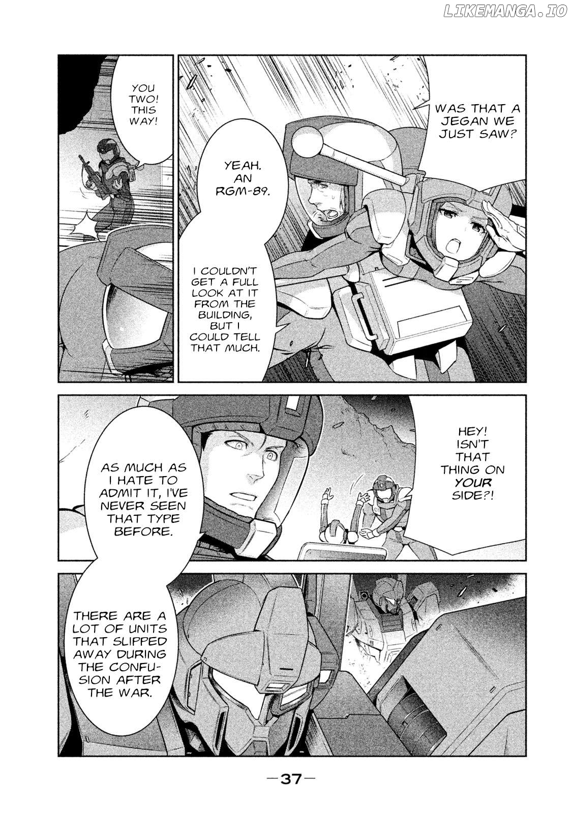 Mobile Suit Gundam Twilight Axis Chapter 1 - page 36