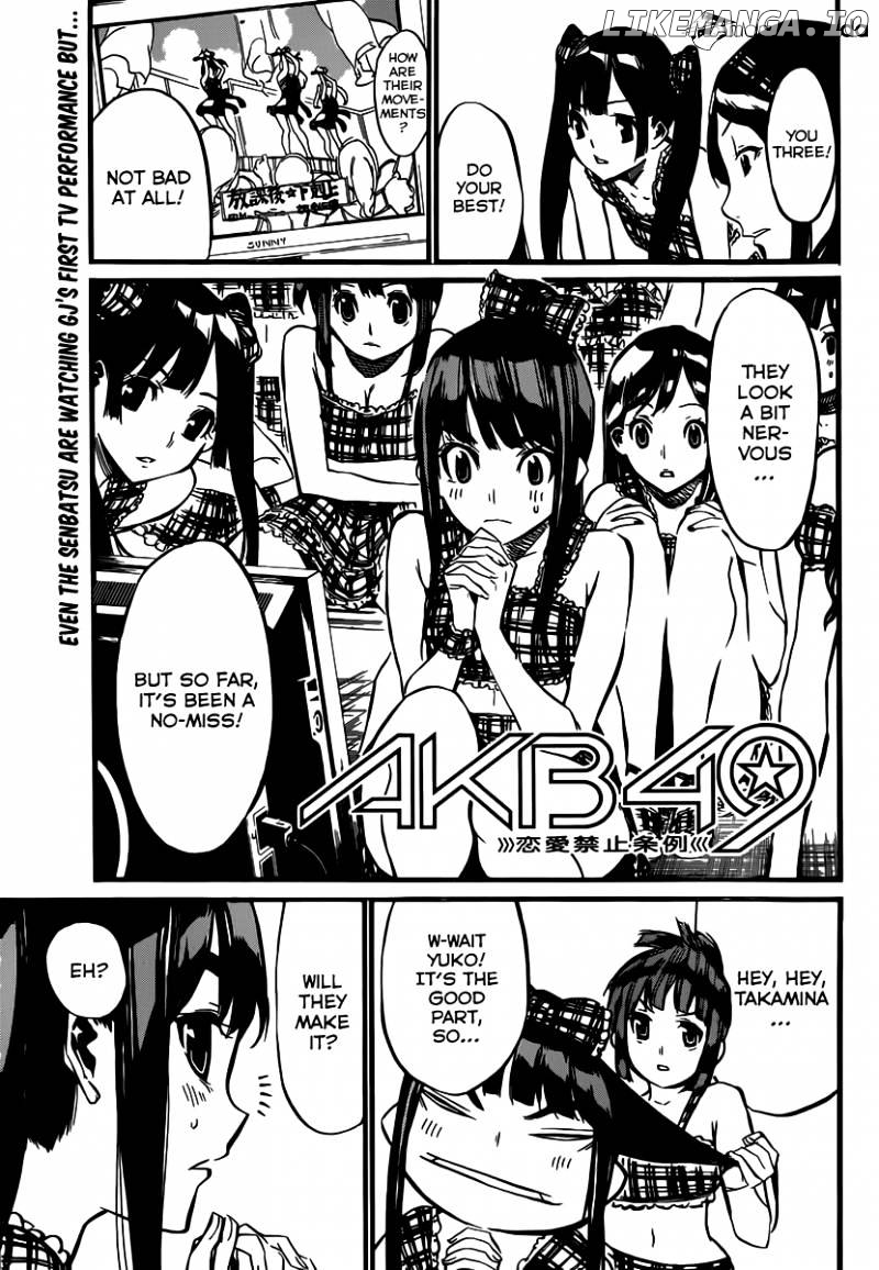 Akb49 – Renai Kinshi Jourei chapter 85 - page 3