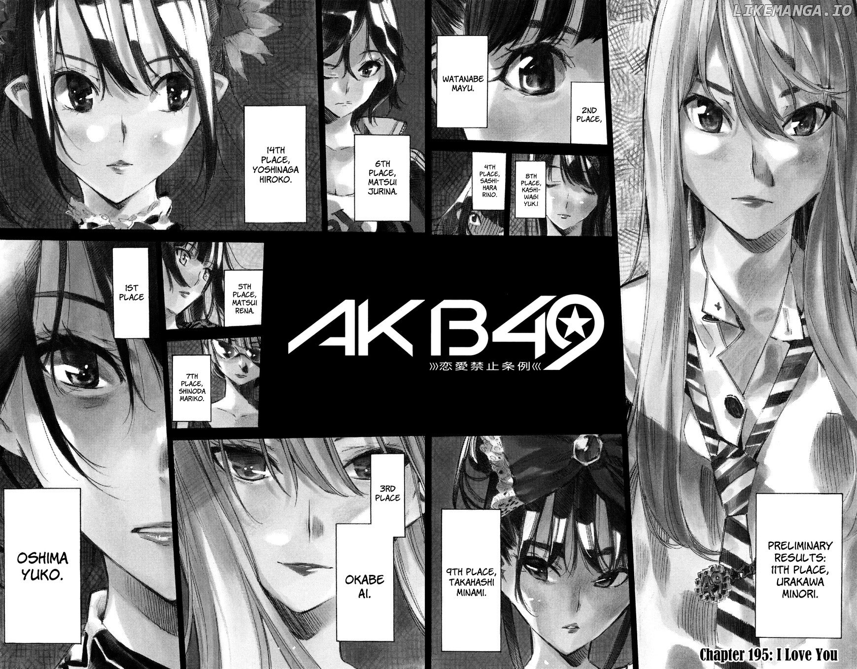 Akb49 – Renai Kinshi Jourei chapter 195 - page 3