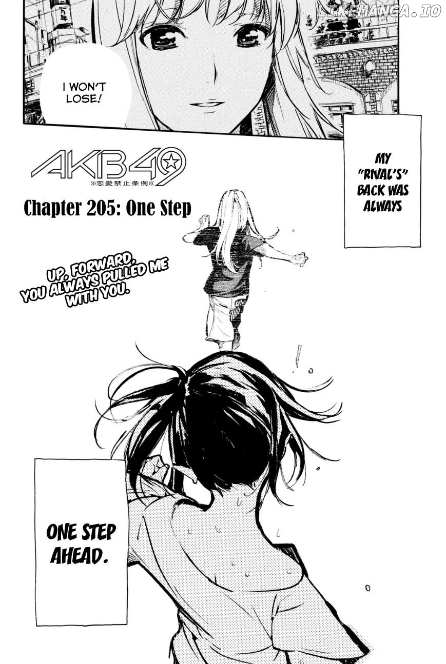 Akb49 – Renai Kinshi Jourei chapter 205 - page 3