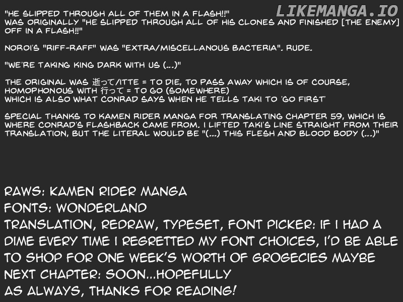 Kamen Rider Spirits chapter 84 - page 22
