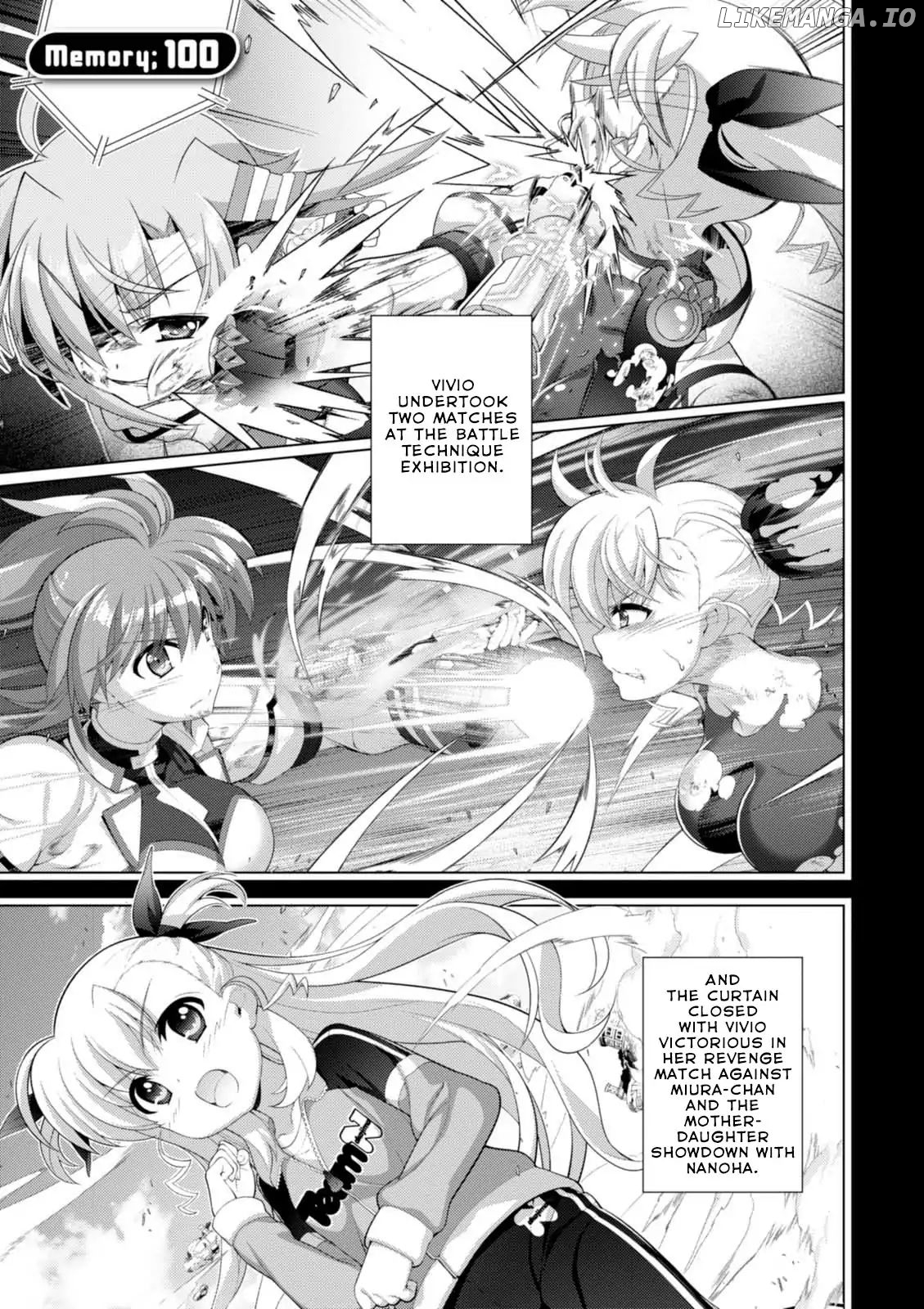 Mahou Shoujo Lyrical Nanoha Vivid chapter 100 - page 1