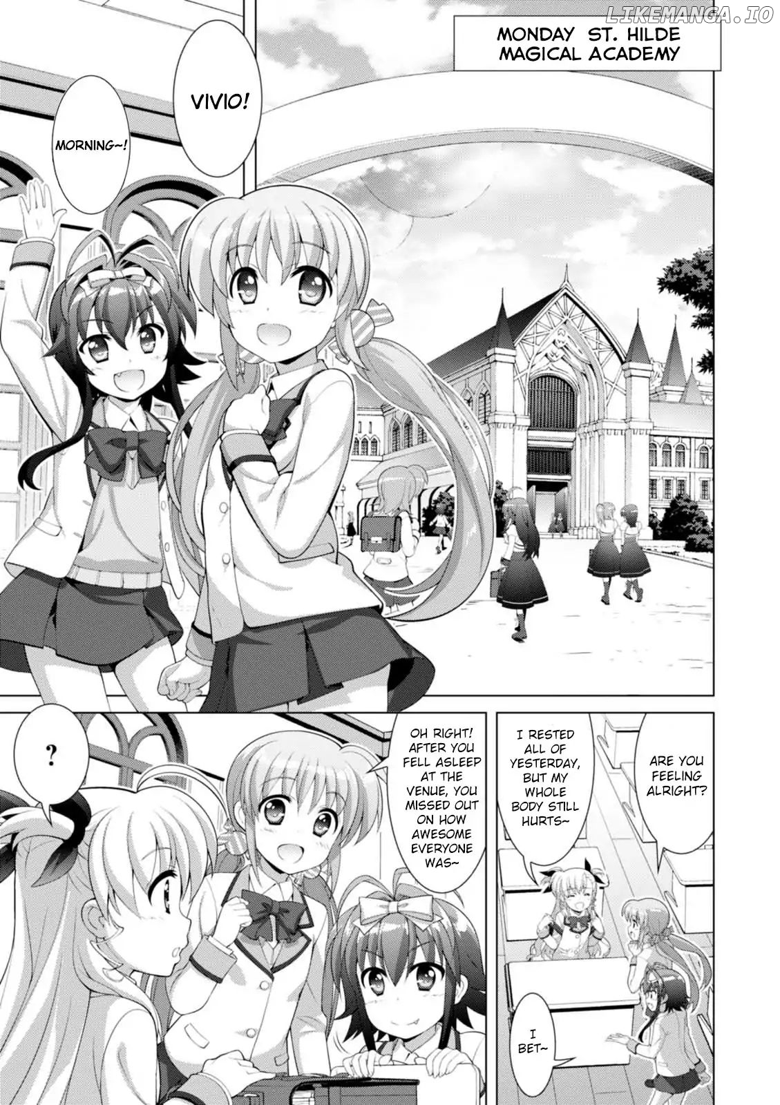 Mahou Shoujo Lyrical Nanoha Vivid chapter 100 - page 9