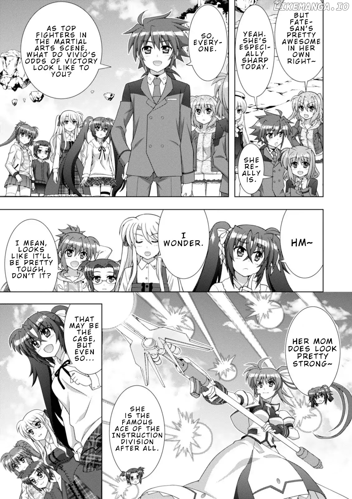 Mahou Shoujo Lyrical Nanoha Vivid chapter 93 - page 14