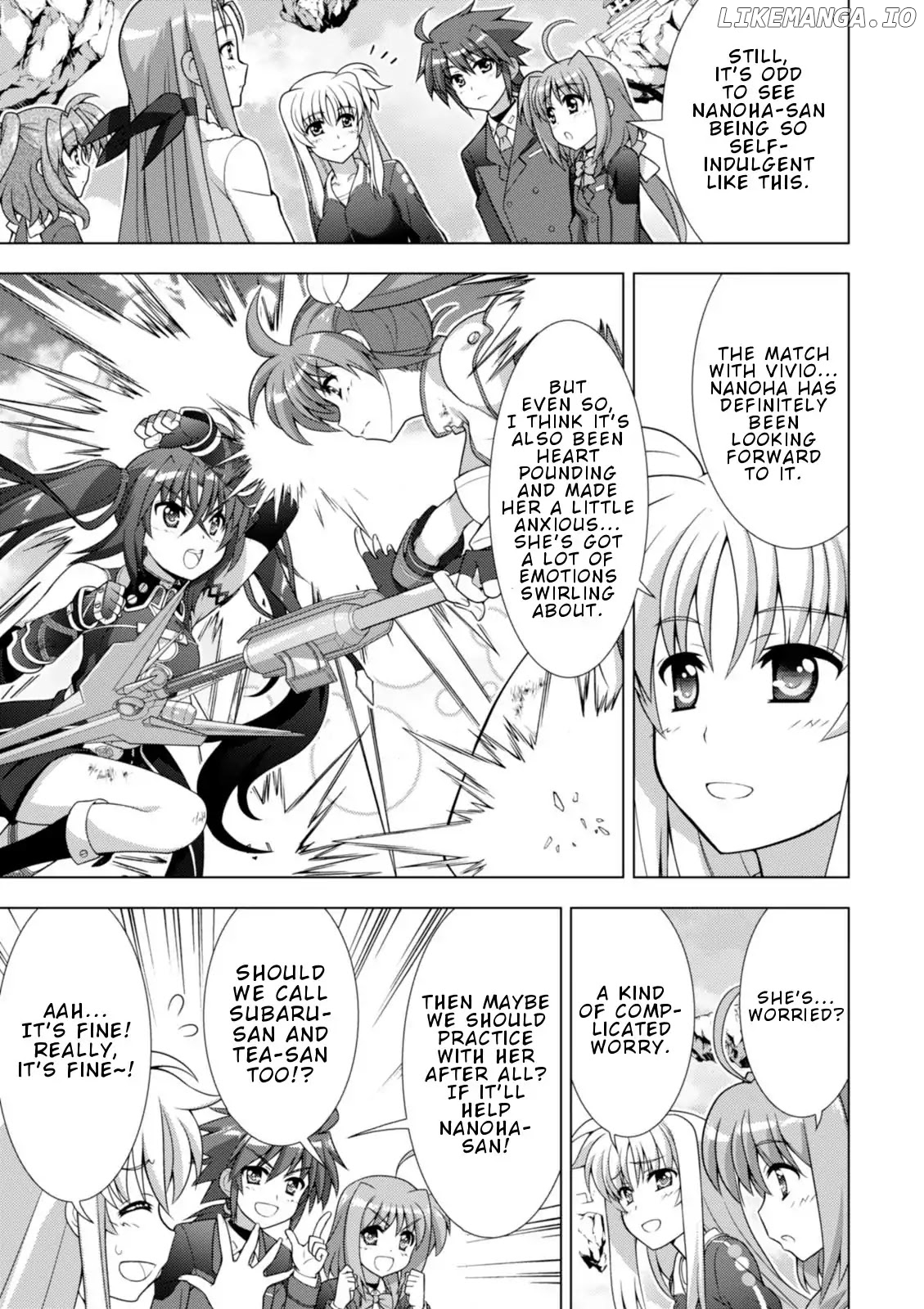 Mahou Shoujo Lyrical Nanoha Vivid chapter 93 - page 28