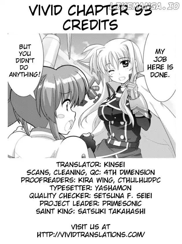 Mahou Shoujo Lyrical Nanoha Vivid chapter 93 - page 32