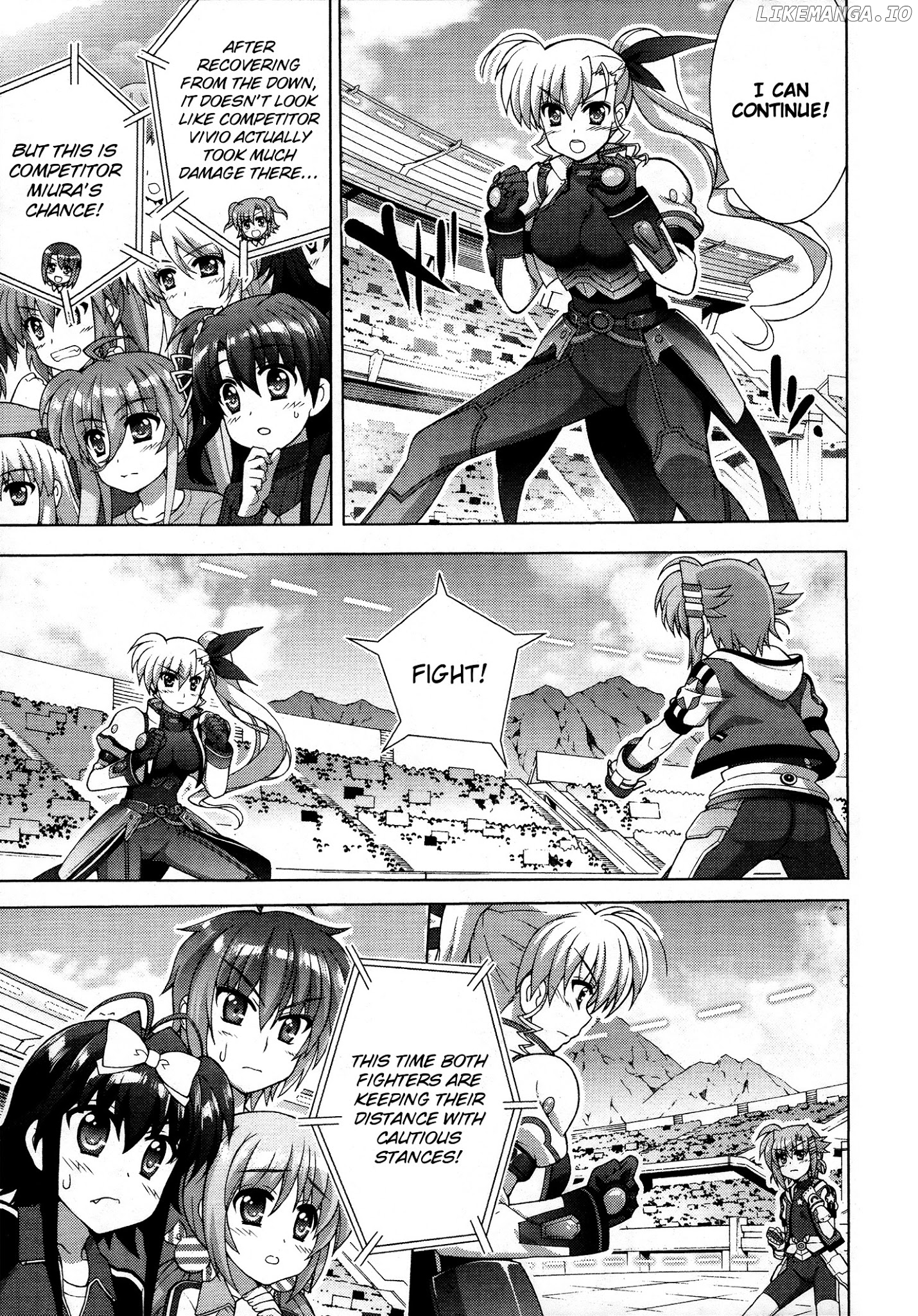 Mahou Shoujo Lyrical Nanoha Vivid chapter 87 - page 14