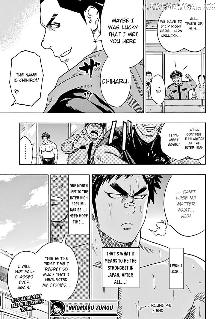 Hinomaru Zumou chapter 46 - page 20