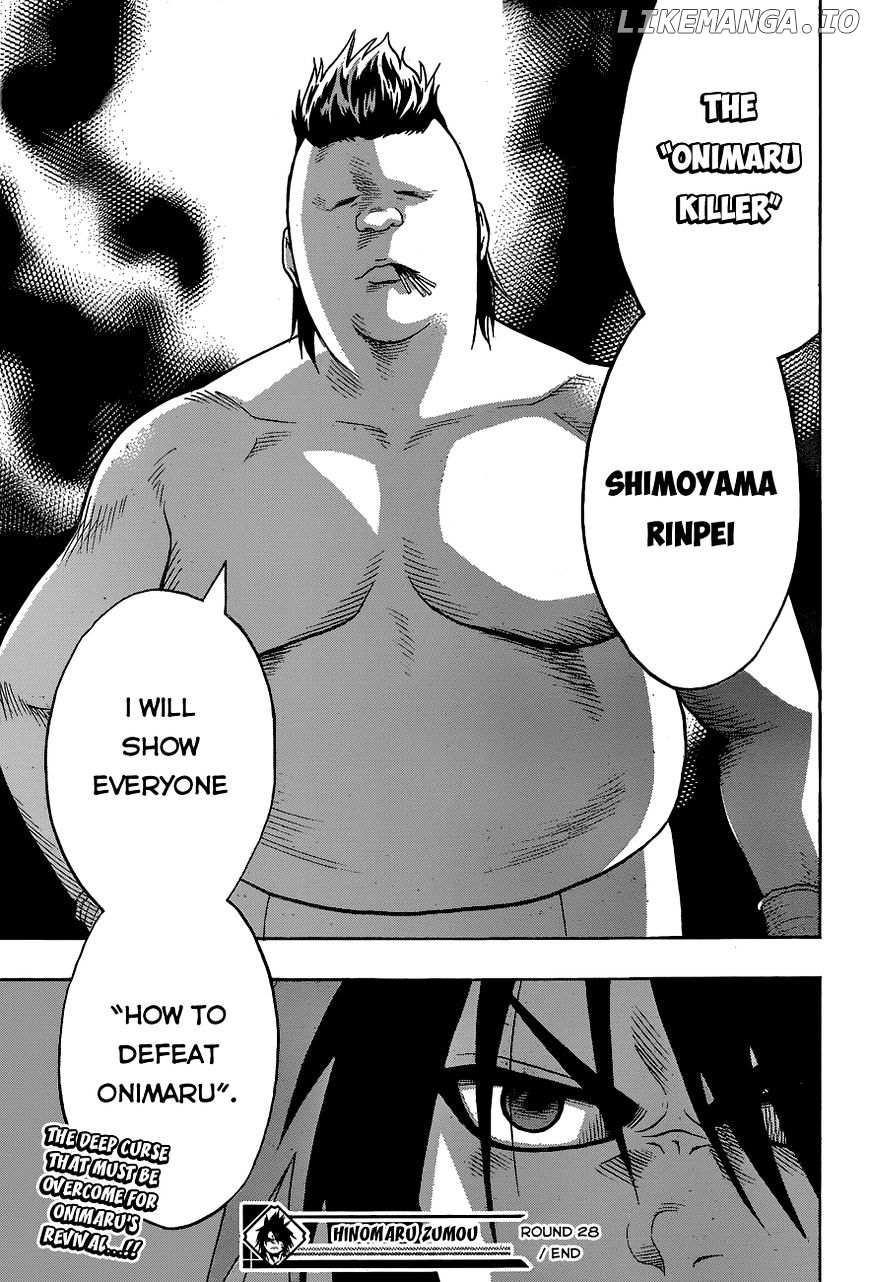 Hinomaru Zumou chapter 18 - page 20