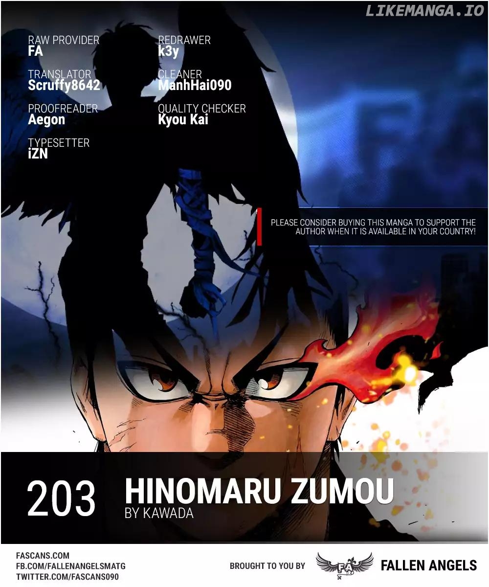 Hinomaru Zumou chapter 203 - page 1