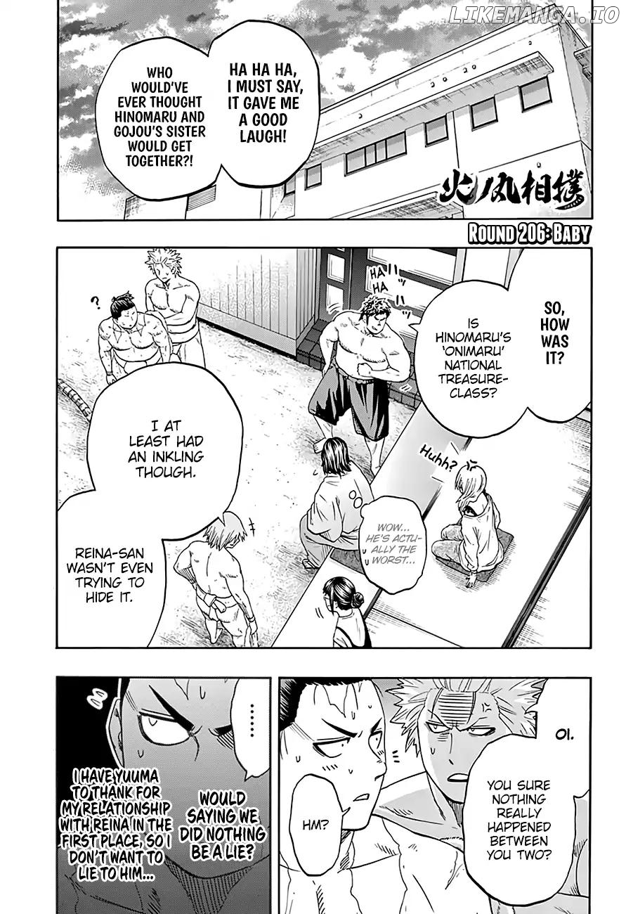 Hinomaru Zumou chapter 206 - page 2